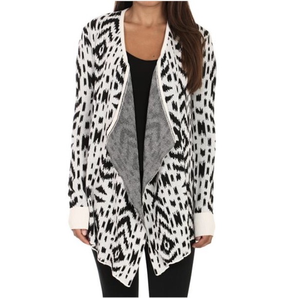 Volcom Sweaters - Volcom Jacquard Ikat Wrap Around Sweater